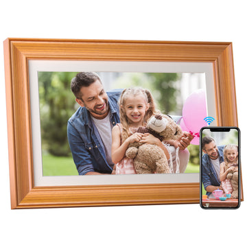 Kodak Classic 14.1 inch WiFi Enabled Digital Photo Frame with Full HD Touchscreen and 32GB Built-in Memory for Photo, Video and Audio Play (Burlywood)